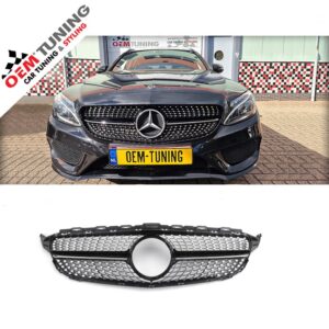 Mercedes-Benz C-Class W205 | BLACK DIAMOND GRILLE | 2014-2018 |