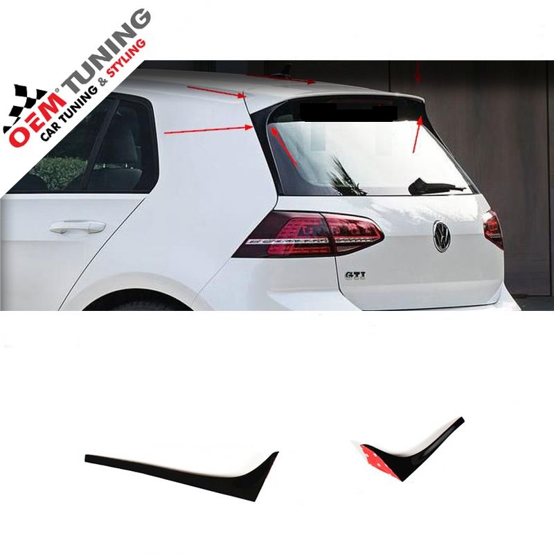 GOLF 7 & 7.5 | Achter ruitspoiler | achterruit extensies | - OEM Tuning