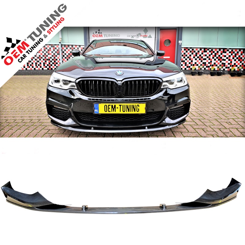 FRONTSPOILER LIPPE FÜR BMW G30 G31 G38 M-Paket LCI Schwarz Glanz MP