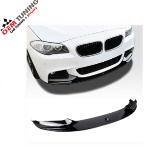 F10 F11 M‑Performance Frontlip | 5 Serie | 2010‑2017 | M‑Tech | Hoogglans Zwart