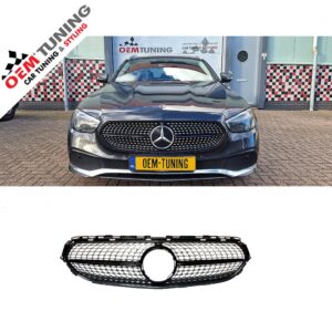 E-Class W213 | Black Diamond GRILLE | 2020-2023 | camera | STANDAARD