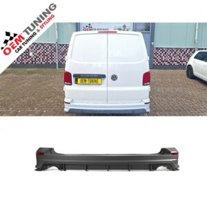 Transporter T6 T6.1 achterbumper + diffuser | 2 deurs |