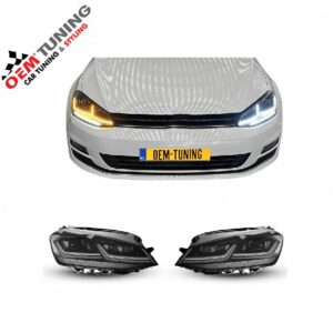 Golf 7.5 look full Bi-LED koplampen | 2012-2017 | chrome |