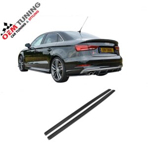 Sideskirts extensie geschikt voor A3 S3 Sedan | 2016-2019 |