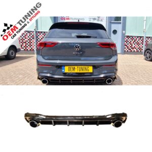 Diffuser geschikt voor Golf 8 | GTI-Look | 20-24 | chrome sierstukken