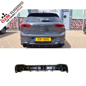 Diffuser geschikt voor Golf 8 | GTI-Look | 20-24 | Zwarte sierstukken