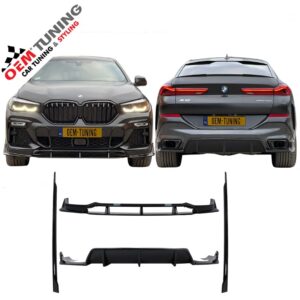 Aero Body Kit Geschikt voor BMW X6 G06| 19–23 | black knight