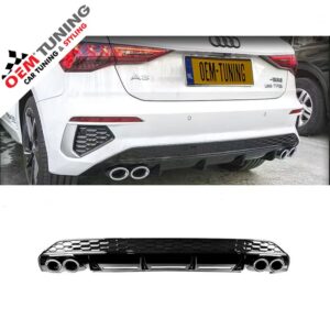 Diffuser geschikt voor A3 8Y | S3 Style | 20-24 | Chrome Sierstukken