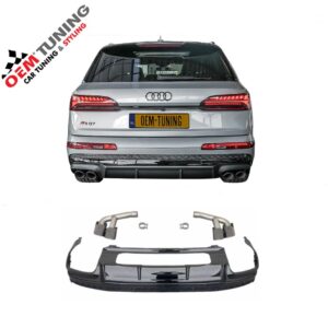 Diffuser geschikt voor Q7 | SQ-Style | 24-28 | S-Line | Black Edition
