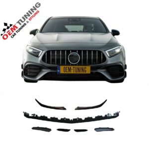 Aero Frontspoiler Pakket geschikt voor A-Klasse W177 | A45S Style | 18-22 | ALLEEN VOOR AMG-LINE