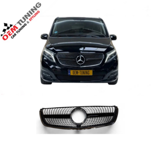Grille geschikt voor V-Klasse W447 | Black Diamond Style | 14-19 |